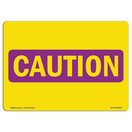 Signmission OSHA CAUTION RADIATION Sign, Process Hazards, 10in X 7in Decal, 7" H, 10" W, Landscape OS-CR-D-710-L-10286